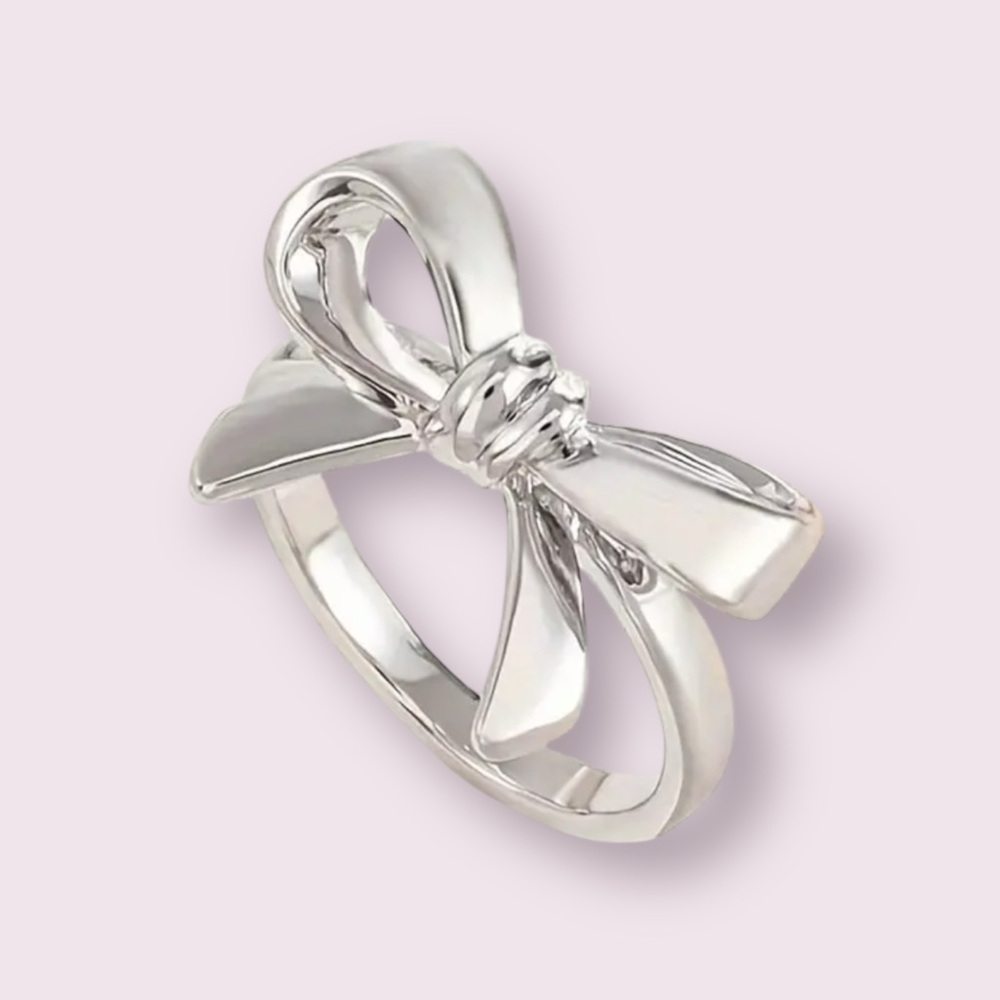 Silver Bow Ring